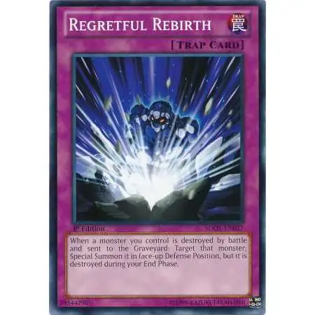 YuGiOh Structure Deck: Onslaught of the Fire Kings Common Regretful Rebirth SDOK-EN037