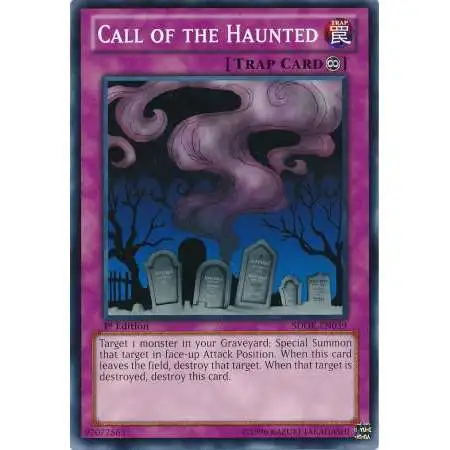 YuGiOh Structure Deck: Onslaught of the Fire Kings Common Call of the Haunted SDOK-EN039