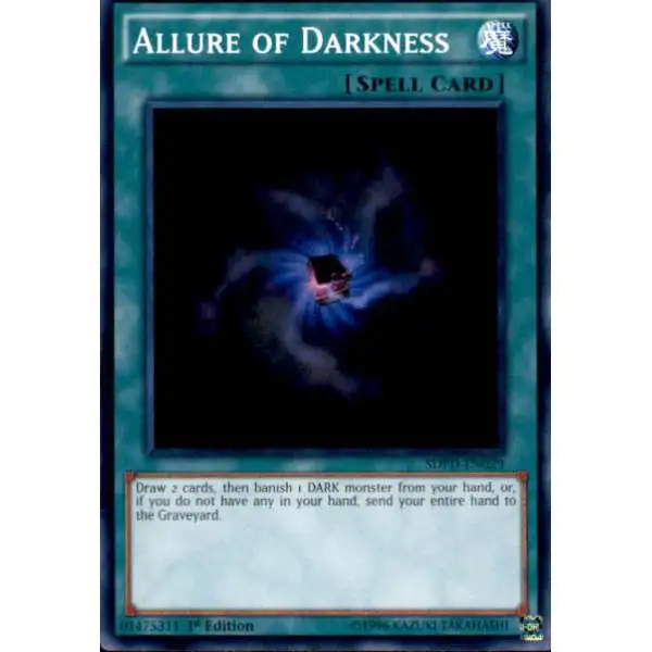 YuGiOh Pendulum Domination Structure Deck Common Allure of Darkness SDPD-EN029