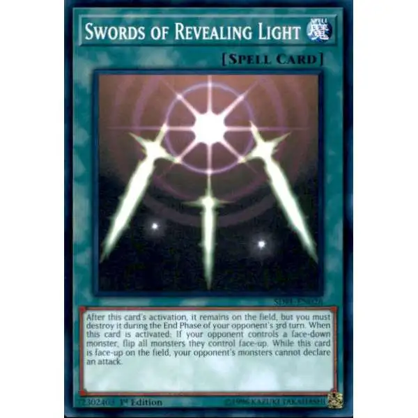 YuGiOh Powercode Link Structure Deck Common Swords of Revealing Light SDPL-EN026