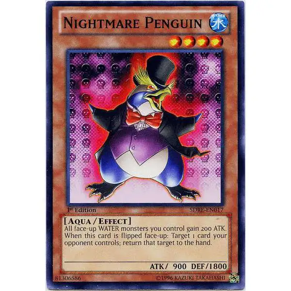 YuGiOh Structure Deck: Realm of the Sea Emperor Common Nightmare Penguin SDRE-EN017