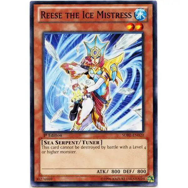YuGiOh Structure Deck: Realm of the Sea Emperor Common Reese the Ice Mistress SDRE-EN020