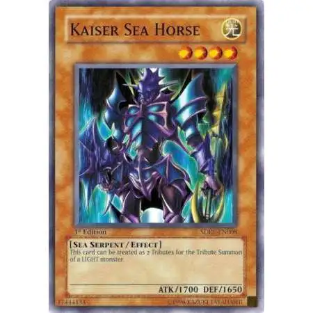 YuGiOh GX Structure Deck: Rise of the Dragon Lords Common Kaiser Sea Horse SDRL-EN008