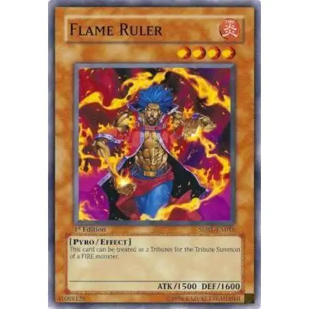 YuGiOh GX Structure Deck: Rise of the Dragon Lords Common Flame Ruler SDRL-EN016