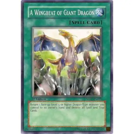 YuGiOh GX Structure Deck: Rise of the Dragon Lords Common A Wingbeat of Giant Dragon SDRL-EN025