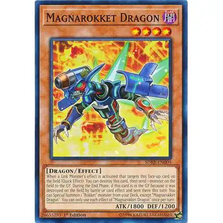YuGiOh Structure Deck: Rokket Revolt Common Magnarokket Dragon SDRR-EN009