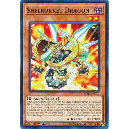 YuGiOh Structure Deck: Rokket Revolt Common Shelrokket Dragon SDRR-EN010