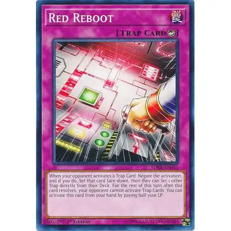 YuGiOh Structure Deck: Rokket Revolt Common Red Reboot SDRR-EN035
