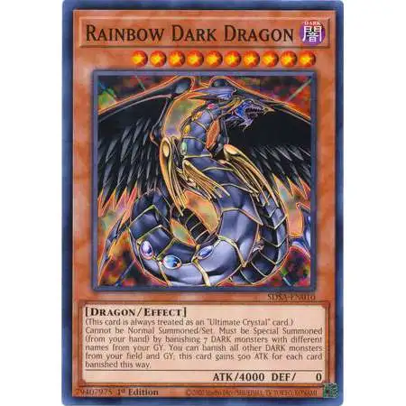 YuGiOh Sacred Beast Structure Deck Common Rainbow Dark Dragon SDSA-EN010