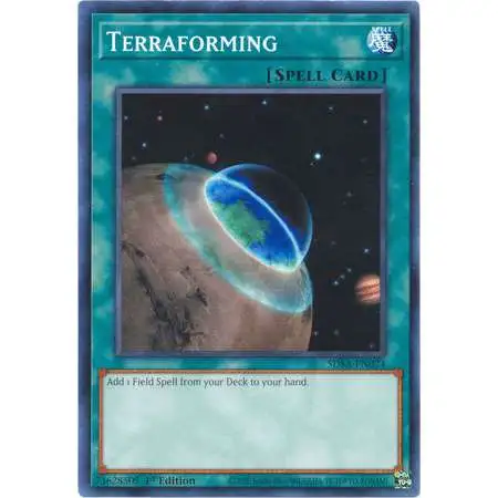 YuGiOh Sacred Beast Structure Deck Common Terraforming SDSA-EN024