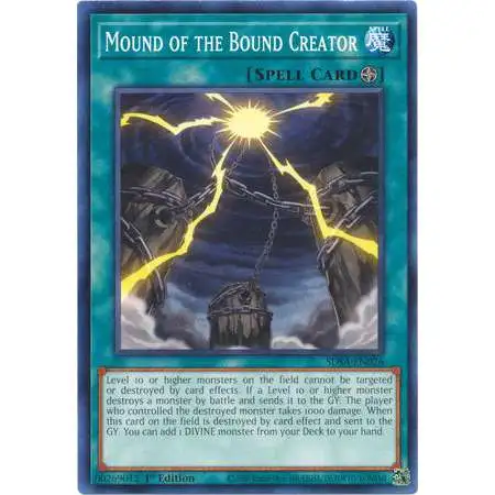 YuGiOh Sacred Beast Structure Deck Common Mound of the Bound Creator SDSA-EN026