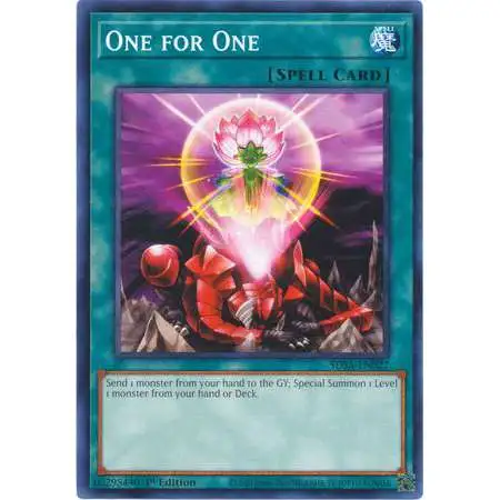 YuGiOh Sacred Beast Structure Deck Common One for One SDSA-EN027