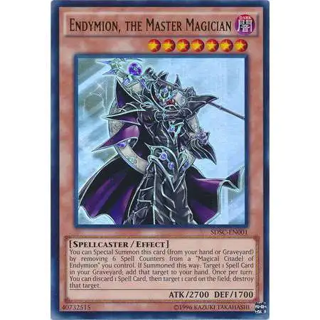 yugioh endymion the master magician deck Yu-Gi-Oh! - Endymion, (SDSC-EN001) - Structure Spellcasters Command - 1st Edition 2700 Defense Endymion, the Master Magician (character)