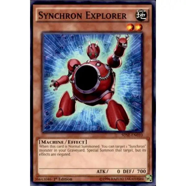 YuGiOh Synchron Extreme Structure Deck Common Synchron Explorer SDSE-EN010