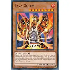 YuGiOh Shaddoll Showdown Structure Deck Common Lava Golem SDSH-EN013