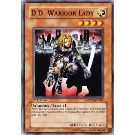 YuGiOh YuGiOh 5D's Structure Deck: Warriors' Strike Common D. D. Warrior Lady SDWS-EN009