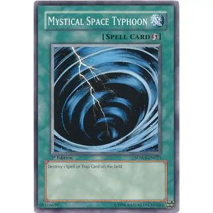 YuGiOh YuGiOh 5D's Structure Deck: Warriors' Strike Common Mystical Space Typhoon SDWS-EN023