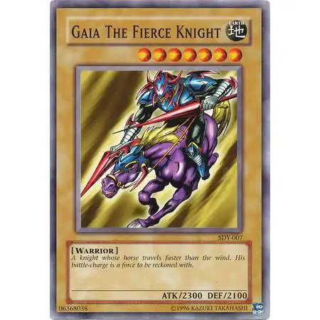 YuGiOh Starter Deck: Yugi Common Gaia the Fierce Knight SDY-007
