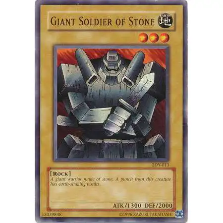 YuGiOh Starter Deck: Yugi Common Giant Soldier of Stone SDY-013