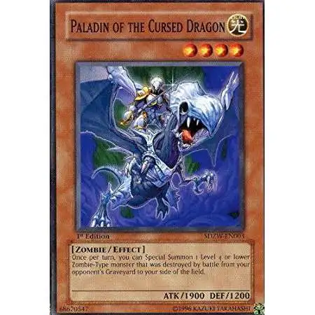 YuGiOh Structure Deck: Zombie World Common Paladin of the Cursed Dragon SDZW-EN003