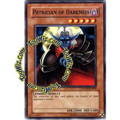 YuGiOh Structure Deck: Zombie World Common Patrician of Darkness SDZW-EN005