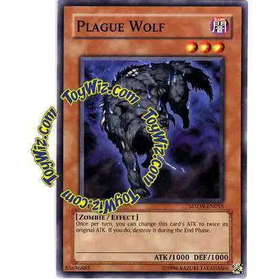 YuGiOh Structure Deck: Zombie World Common Plague Wolf SDZW-EN015