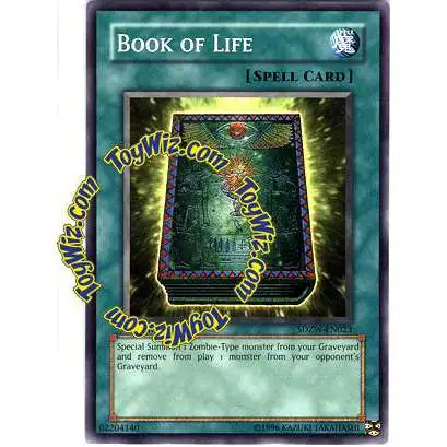 YuGiOh Structure Deck: Zombie World Common Book of Life SDZW-EN023