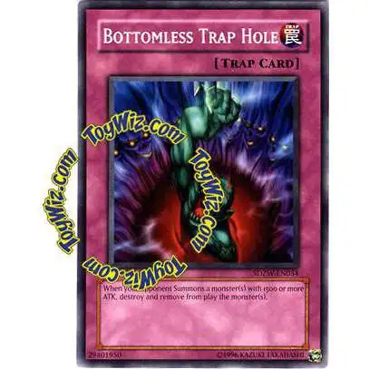 YuGiOh Structure Deck: Zombie World Common Bottomless Trap Hole SDZW-EN034