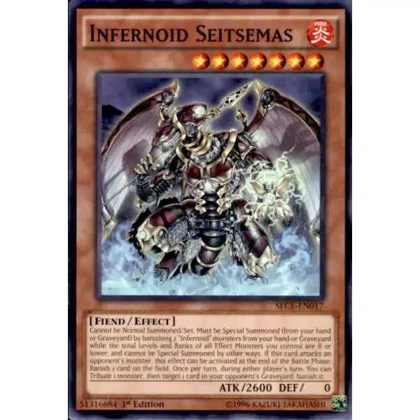 YuGiOh Secrets of Eternity Common Infernoid Seitsemas SECE-EN017