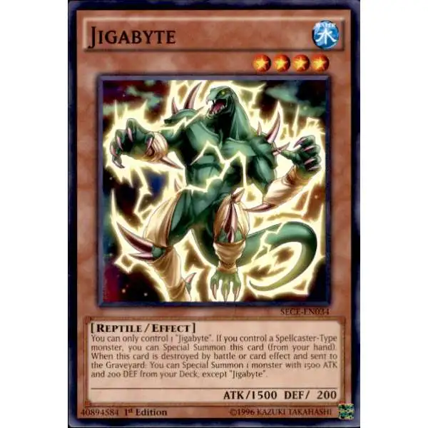 YuGiOh Secrets of Eternity Common Jigabyte SECE-EN034