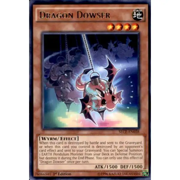 YuGiOh Secrets of Eternity Rare Dragon Dowser SECE-EN038