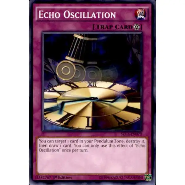 YuGiOh Secrets of Eternity Common Echo Oscillation SECE-EN079