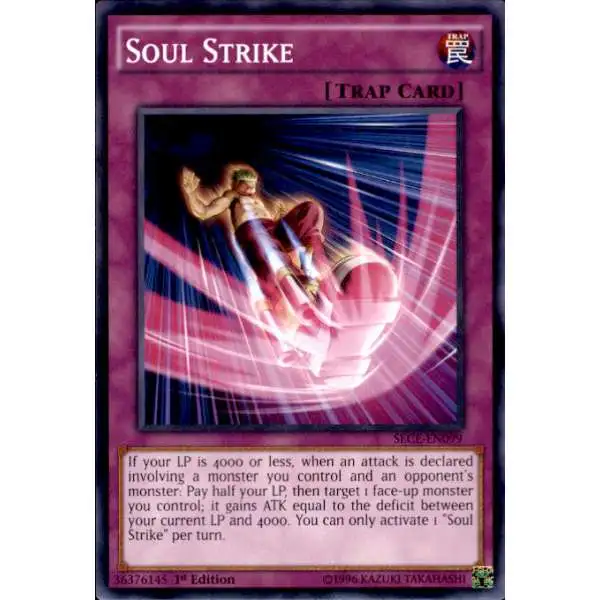 YuGiOh Secrets of Eternity Common Soul Strike SECE-EN099