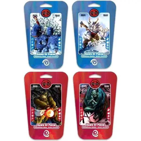 Chaotic Trading Card Game Dawn of Perim Secrets Decoded 2x Moon & 2x Aurora Set of 4 Foundation Decks (Pre-Order ships November)