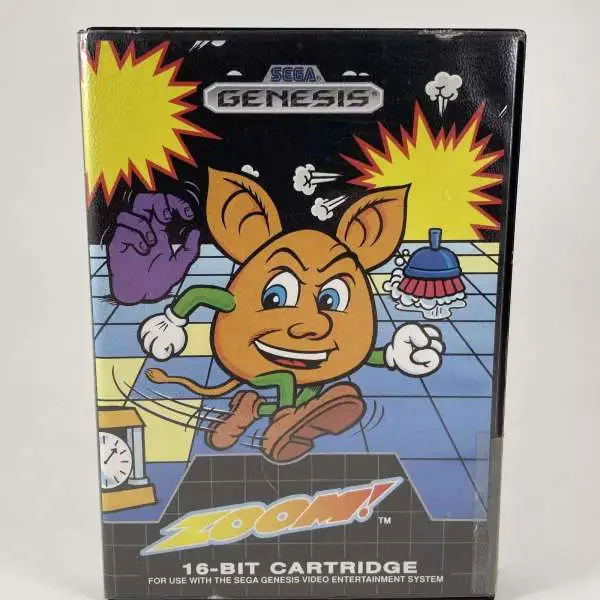 Sega Genesis Zoom Video Game [Box and Manual Only]