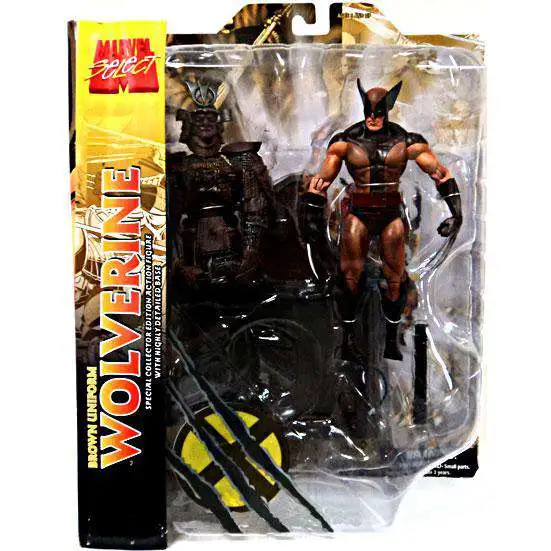 Marvel Select Brown Uniform Wolverine Exclusive Action Figure