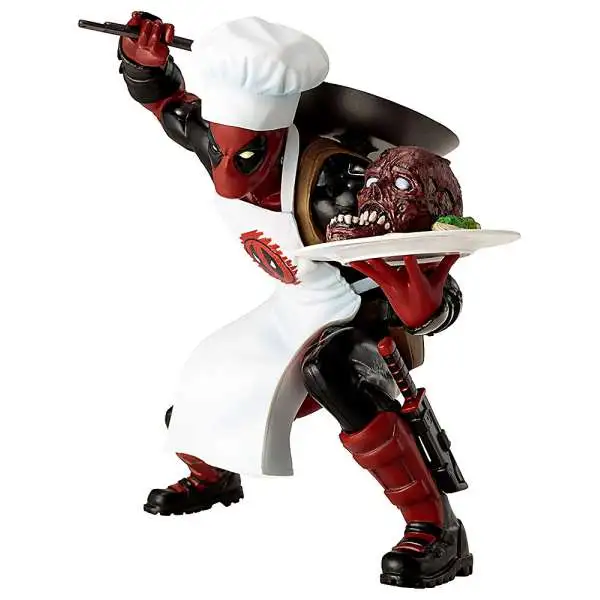 Marvel ArtFX+ Chef Cooking Deadpool Statue