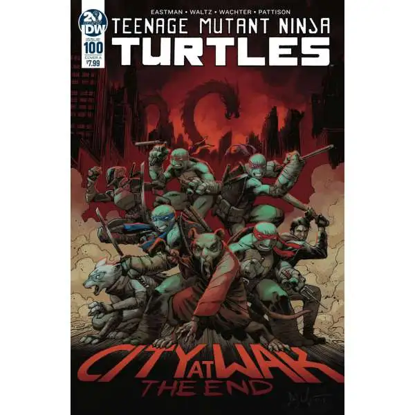 Teenage Mutant Ninja Turtles #100 Kevin Eastman variante Cubierta B-IDW/2019 