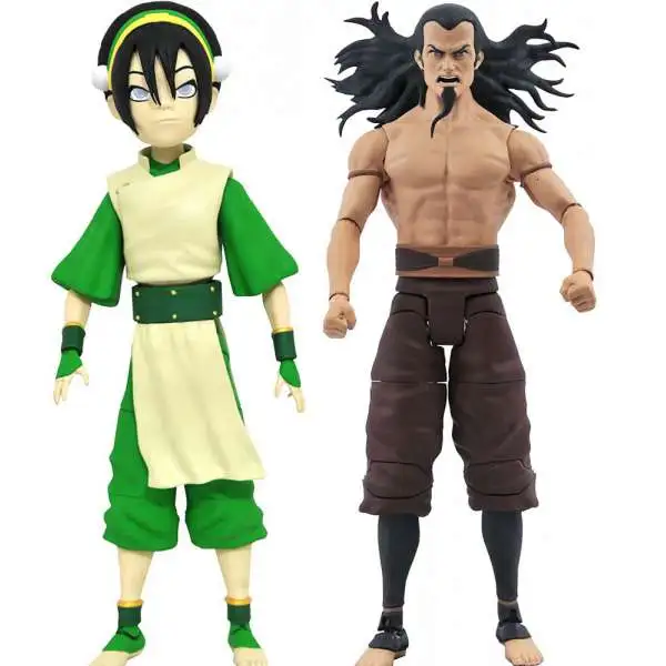 Avatar the Last Airbender Series 3 Toph & Lord Ozai Set of Both Action Figures