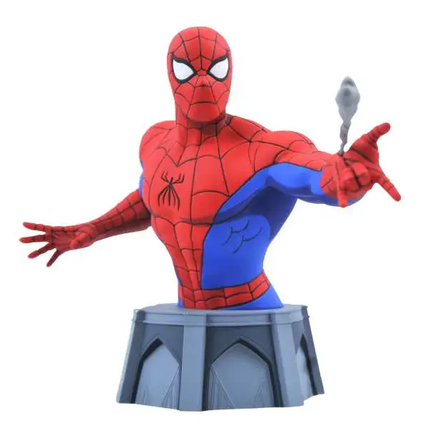 Marvel Spider-Man Animated Spider-Man 6-Inch Bust ['92 Animated Version]