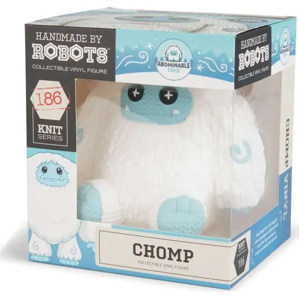 Abominable Toys Handmade by Robots Chomp 5-Inch Knit-Look Vinyl Figure