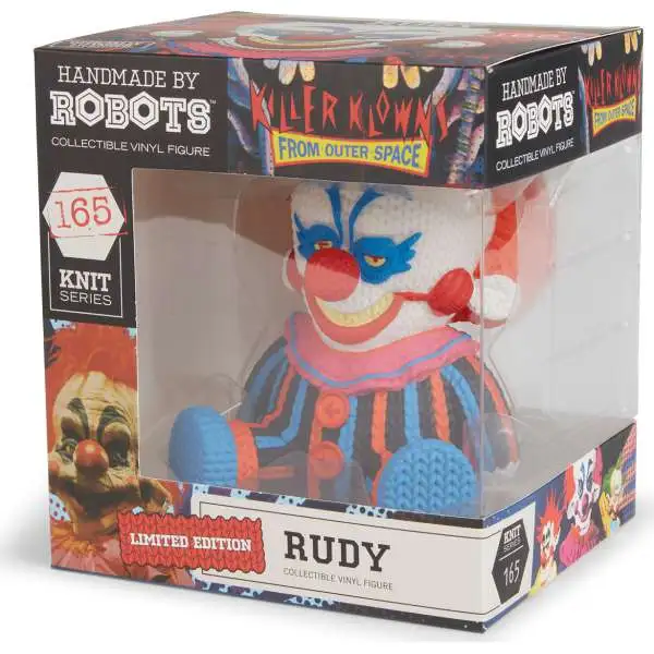 Killer Klowns From Outer Space Handmade by Robots Rudy 5-Inch Knit-Look Vinyl Figure