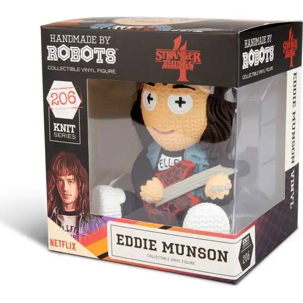 Stranger Things Handmade by Robots Eddie Munson 5-Inch Knit-Look Vinyl Figure