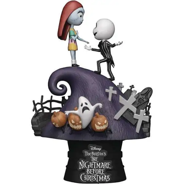 Disney Nightmare Before Christmas D-Stage Jack & Sally 6-Inch Diorama Statue DS-141 [Glow-in-the-Dark]