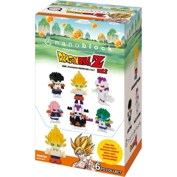 Nanoblock Dragon Ball Z Series 2 2.1-Inch Mystery Box [6 Packs] (Pre-Order ships January)