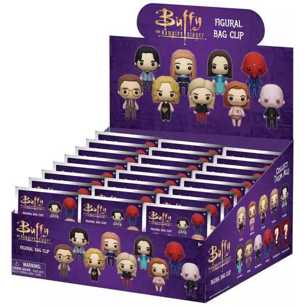 3D Figural Bag Clip Buffy The Vampire Slayer 20th Anniversary Series 1 Mystery Box [24 Packs]