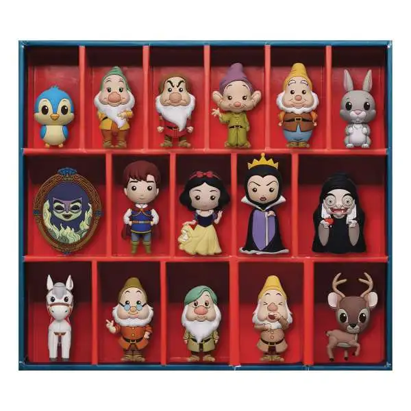 Disney 3D Figural Foam Clip Snow White 16 Figure Gift Set
