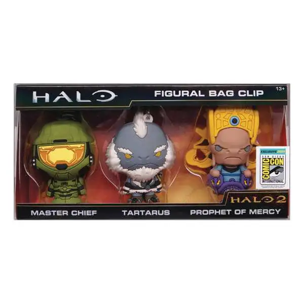 3D Figural Foam Clip Halo 2 3 Figure Gift Set