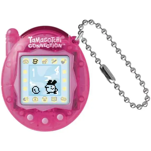 Tamagotchi Connection Transluscent Pink Virtual Pet