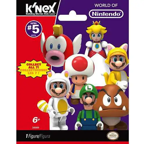 K'NEX Super Mario Series 5 Mystery Pack #38009 [1 RANDOM Figure]